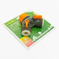 Разветвитель на 2 вод.лин.3/4"внутр.,3/4"внешн.рез Polyagro 7575370