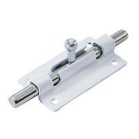 Задвижка накладная 60 мм, Тип D, белый Россия 8137141