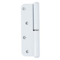 Петля накладная разъемн. лев. 110 мм, белый Россия 8130235