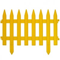 Заборчик "Садовый"  3,10 м. желтый Россия 8065119