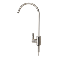 Кран рычажковый Atoll F-304SS нержавеющая сталь ATEFCM642