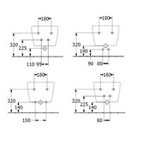 Биде, Villeroy&Boch, Subway 3.0, подвесной, шгв 375*560*270, CeramicPlus, цвет-альпийский белый