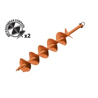 Шнек для бурения грунта двухзаходный Carver GDB-150/2 01.003.00047