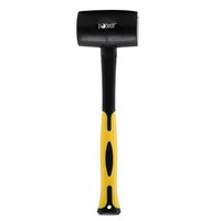 Киянка черная 450 г, обрезиненная рукоятка, 70% фиберглас, Pobedit Pobedit 2541045