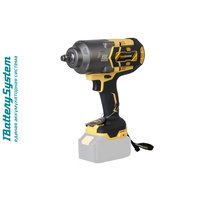 Гайковерт ударный без АКБ/ЗУ. Hanskonner HCD18100S, 1BatterySystem