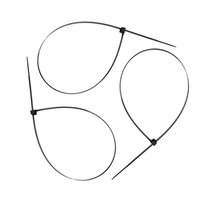 Хомуты нейлоновые черные 400 х 7,6 мм уп.100шт Политех Инструмент Инструмент 3201472