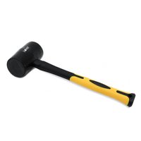 Киянка черная 900 г, обрезиненная рукоятка, 70% фиберглас, Pobedit Pobedit 2541090