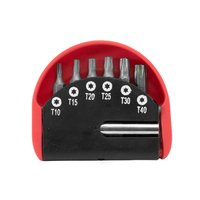 Набор бит с магн. адаптером, 7 предметов, TORX. CrV Политех Инструмент Инструмент 2619003