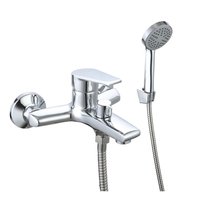 Смеситель для ванны с душем РМС SL132-009E с коротким изливом Хром