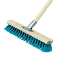 Щетка в сборе 300 мм (жёсткая нейлон щетина 40мм) черенок без резьбы Россия 8005931