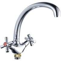 Смеситель для кухни РМС SL138-273F двуручковый Хром