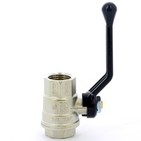 Кран шаровый В/В Ду-15 (1/2")  ручка черн. Bugatti OREGON (300) (03000343)