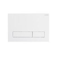 Клавиша смыва, без выступа кнопки, материал пластик, цвет белый Elsen E16.white