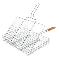 Решетка-гриль хром. универс. ОБЪЕМНАЯ 40х30 см, Polyagro Camp Polyagro 8102286