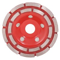 Чашка алмазная 125 Сегментная двухрядная Trio-Diamond TCW153