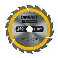 Пильный диск DEWALT CONSTRUCTION DT1931 160/20 мм. DT1931-QZ