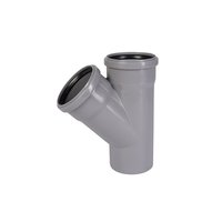 Тройник Ostendorf для внутренней канализации HTEA 50/50х45° (112200) Rus