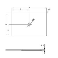 Душевой поддон, , Floor, шгв 900*900*45, с антислипом Sense, цвет-белый Bette 5931-000 AS