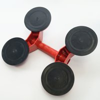 Стеклодомкрат с 4 головками-присосками Политех Инструмент Инструмент 3001004