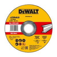 Круг обдирочный по металлу DEWALT DW4549AIA HP LongLife 230 x 6 мм DW4549AIA-AE