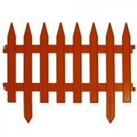 Заборчик "Садовый"  3,10 м. терракот Россия 8065105