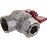 Кран шаровой IVANCI- Superior угловой с накидной гайкой,  ручка-бабочка, вн.-вн. рез.3/4"