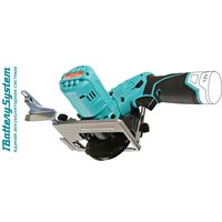 Пила циркул акк Sturm, 12В, 1BatterySystem12V, 85мм, пропил 27мм, без АКБ и ЗУ, CCS1285