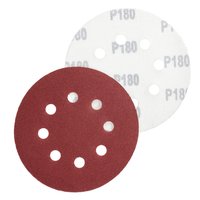 Круг абразивный д/липучки ПЕРФО,8 отв. Р180,125мм Политех Инструмент Инструмент 2005318