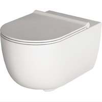 Унитаз, Alice, Unica, подвесной, шгв 350*550*345, Aliglaze+, цвет-белый