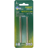 Ножи для электрорубанка двусторонние 82*5,5*1,1мм 2шт Trio-Diamond FLL726