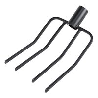 Вилы садовые 4-х рогие 230*260мм б/ч, Polyagro Polyagro 7660705