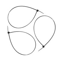 Хомуты нейлоновые черные 400 х 4,8 мм уп.100шт Политех Инструмент Инструмент 3201440