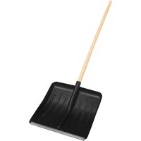 Лопата пластик ЭКО 430*435 с оц.планкой дер черенок Политех Инструмент Инструмент 8025400