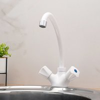 Смеситель для кухни РМС PL4-271F Высокопрочный пластик Белый