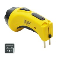 Фонарь ручной светодиодный аккумуляторный, 1LED, пластик Jilion 9531155