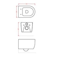 Унитаз, Artceram, Monet, подвесной, шг 360*520, цвет-белый