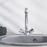 Смеситель для кухни РМС SL116-273F двуручковый Хром