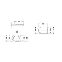 Сиденье для унитаза, Duravit, Starck 2, Starck 3, Darling New, цвет-белый (ПРОДАЕТСЯ ТОЛЬКО В КОМПЛЕКТЕ С ОСНОВНЫМ ИЗДЕЛИЕМ)