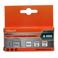 Скобы для степлера Sturm! 1071-02-06