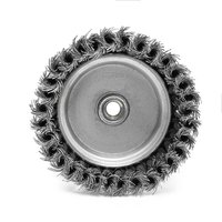 Щетка-крацовка Чашка с бандажом 125мм/М14, стальная, Pobedit Pobedit 2129125