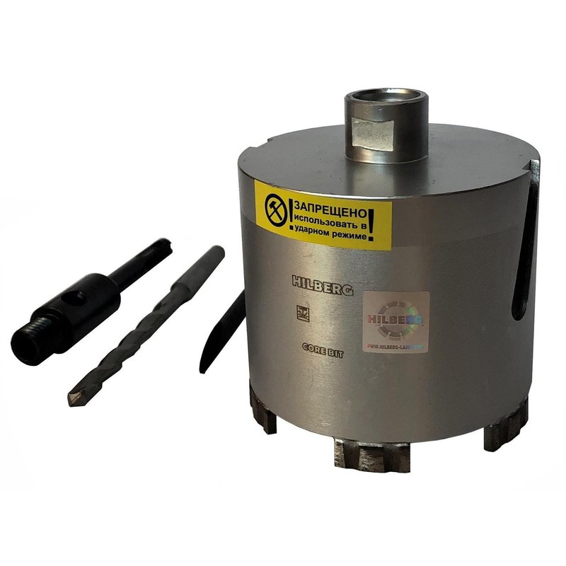 Коронка алмазная по бетону 112 мм Hilberg Laser Hilberg HM211