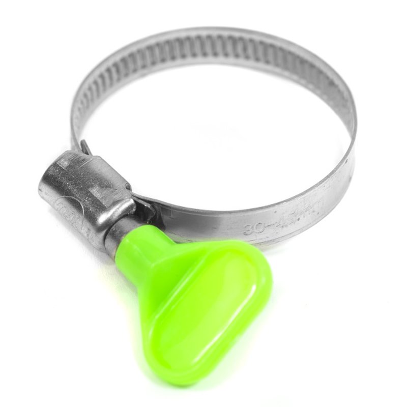 Хомуты червячные накатные с пластиковым ключом, нерж. сталь, 10 шт./уп., 30-45 мм Политех Инструмент Инструмент 3204245