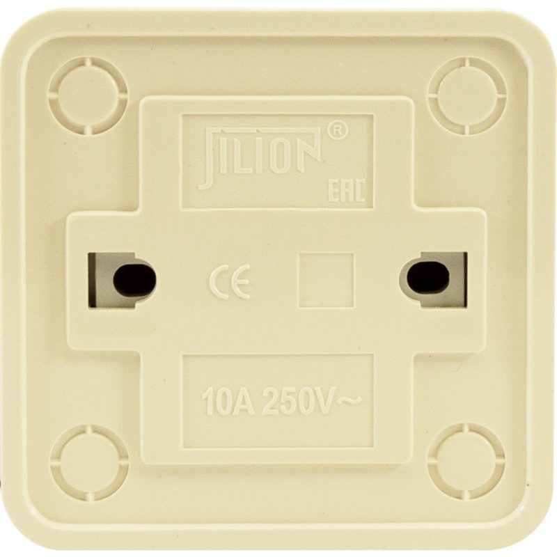 Выключатель двухклавишный с подсветкой О/У. бежевый Jilion 9533417