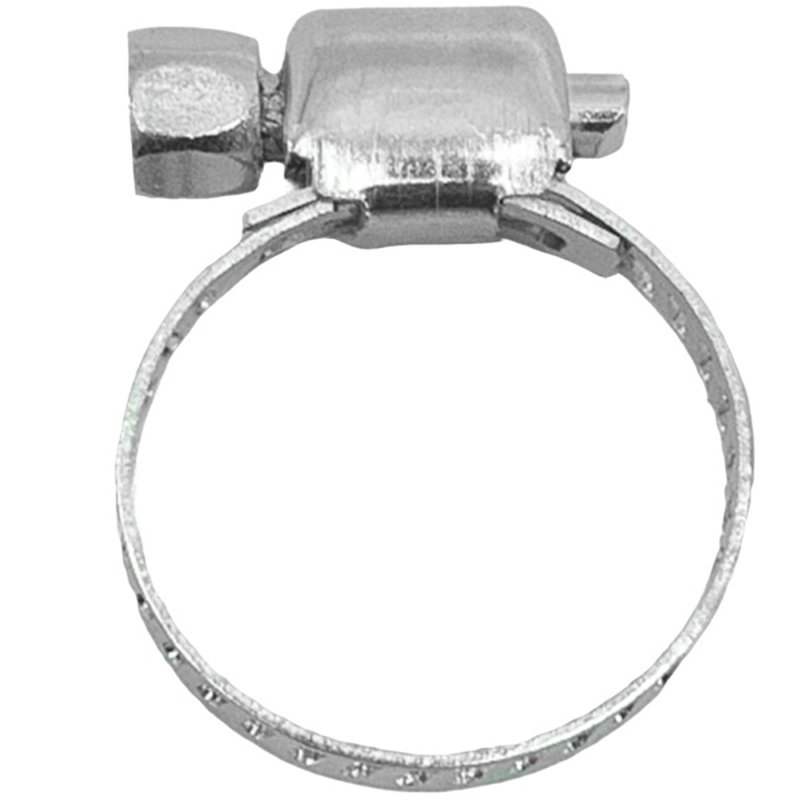 Хомуты червячные просечные, оцинкованные, 25 шт./уп., 10мм-18мм Ekotools 3202210