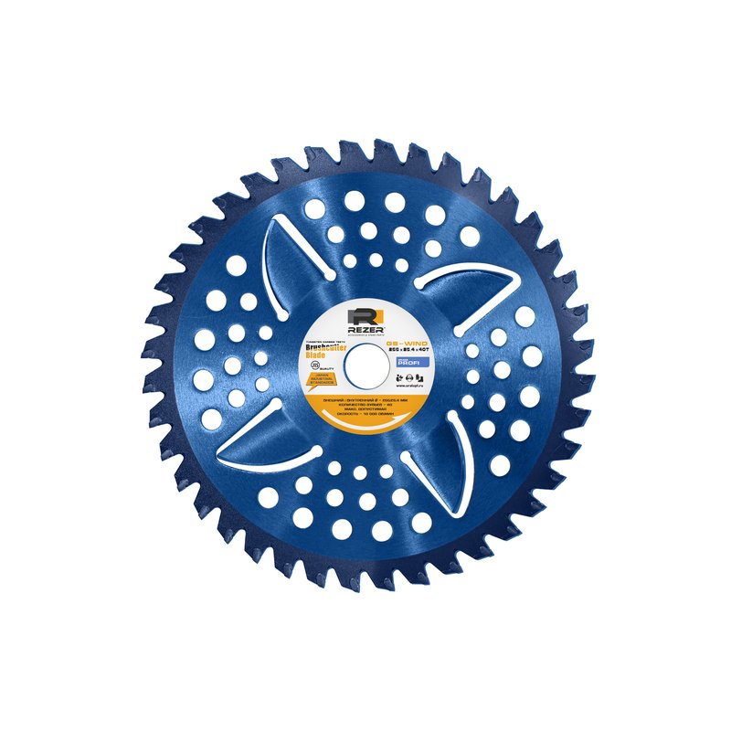 Нож для бензо/электрокосы REZER PROFI GS-Wind 255x25.4x40T 03.010.00053
