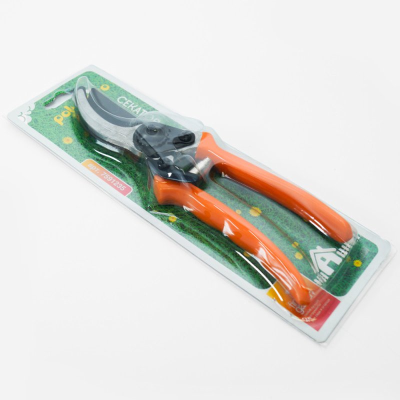 Секатор,обливные рукоятки Eko 200 мм. Polyagro 7591235