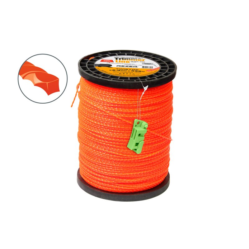 Леска TWISTOP (436 м; 2.4мм; квадрат) Rezer 03.007.00104