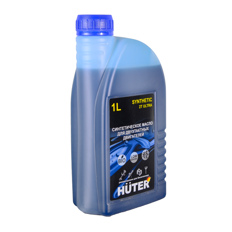 Масло 2Т ULTRA синтетическое для двухтактных двигателей, для техники Huter, 1л. 73/8/3/3