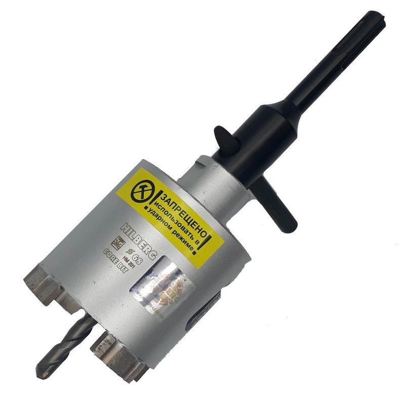 Коронка алмазная по бетону 68 мм  Hilberg Laser Hilberg HM201