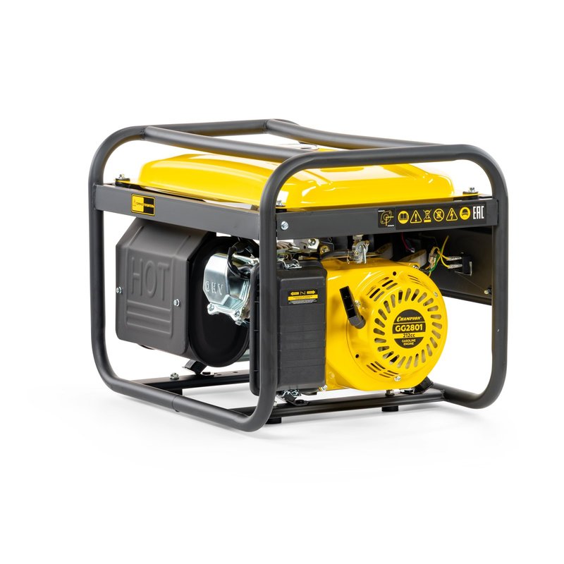 Генератор  CHAMPION GG2801 (2,8/3,0 кВт  7лс 15л 39 кг, счетчик)